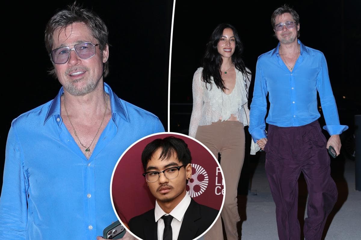 maddox jolie files to drop pitt name as brad puts on brave face with ines de ram