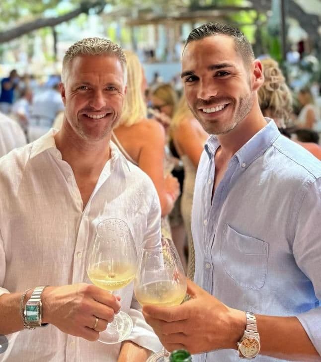 ralf schumacher weds partner etienne in st tropez as ex wife s cutting remark st