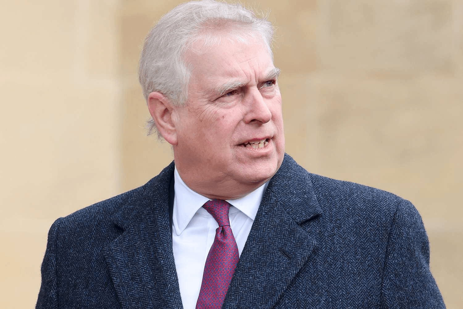 Andrew Mountbatten-Windsor seen driving a car near Sandringham Estate with a large red and purple bruise visible across his right eye and cheek