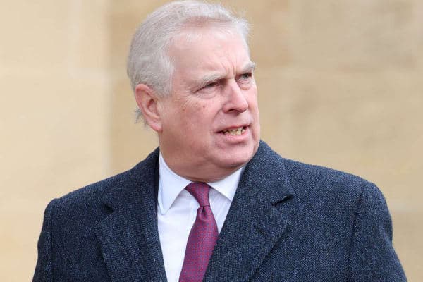Andrew Mountbatten-Windsor seen driving a car near Sandringham Estate with a large red and purple bruise visible across his right eye and cheek