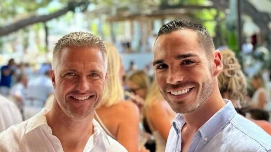 ralf schumacher weds partner etienne in st tropez as ex wife s cutting remark st