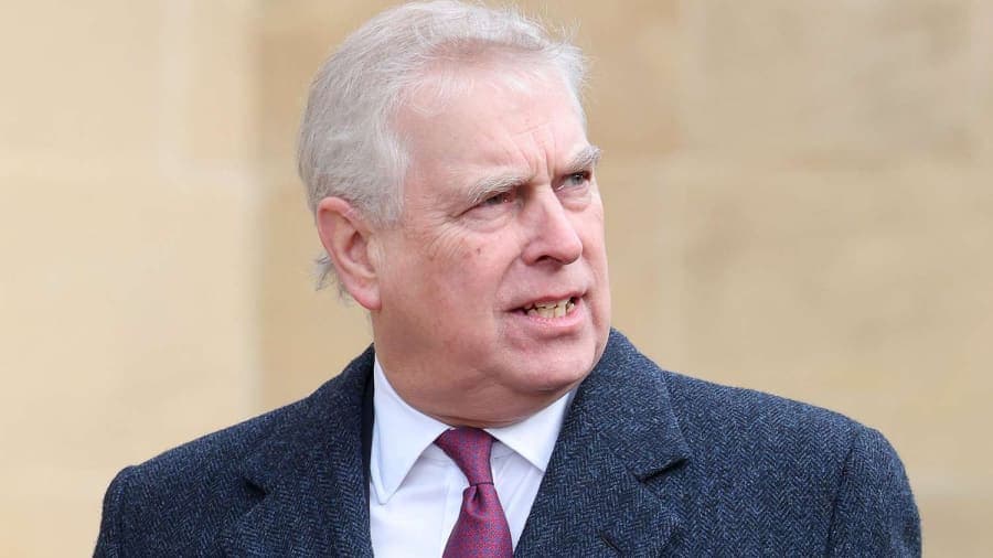 Andrew Mountbatten-Windsor seen driving a car near Sandringham Estate with a large red and purple bruise visible across his right eye and cheek