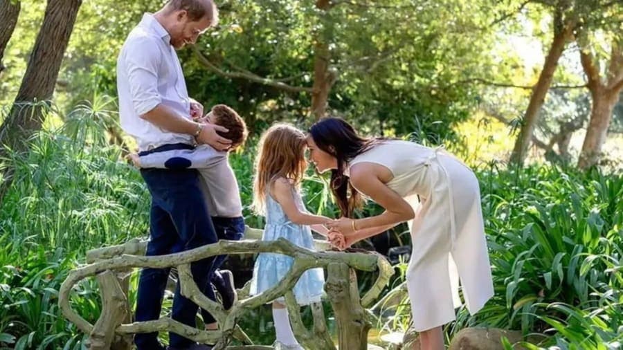 Prince Harry and Meghan, Duke and Duchess of Sussex, at an Invictus Games event
