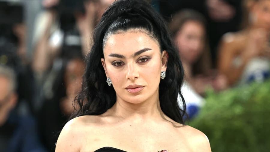 Charli XCX on the cover of Rolling Stone magazine, promoting her new album Music Fashion Film