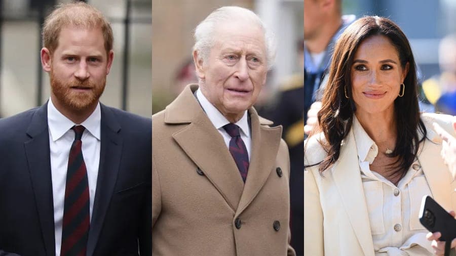 King Charles at a public royal engagement in the UK